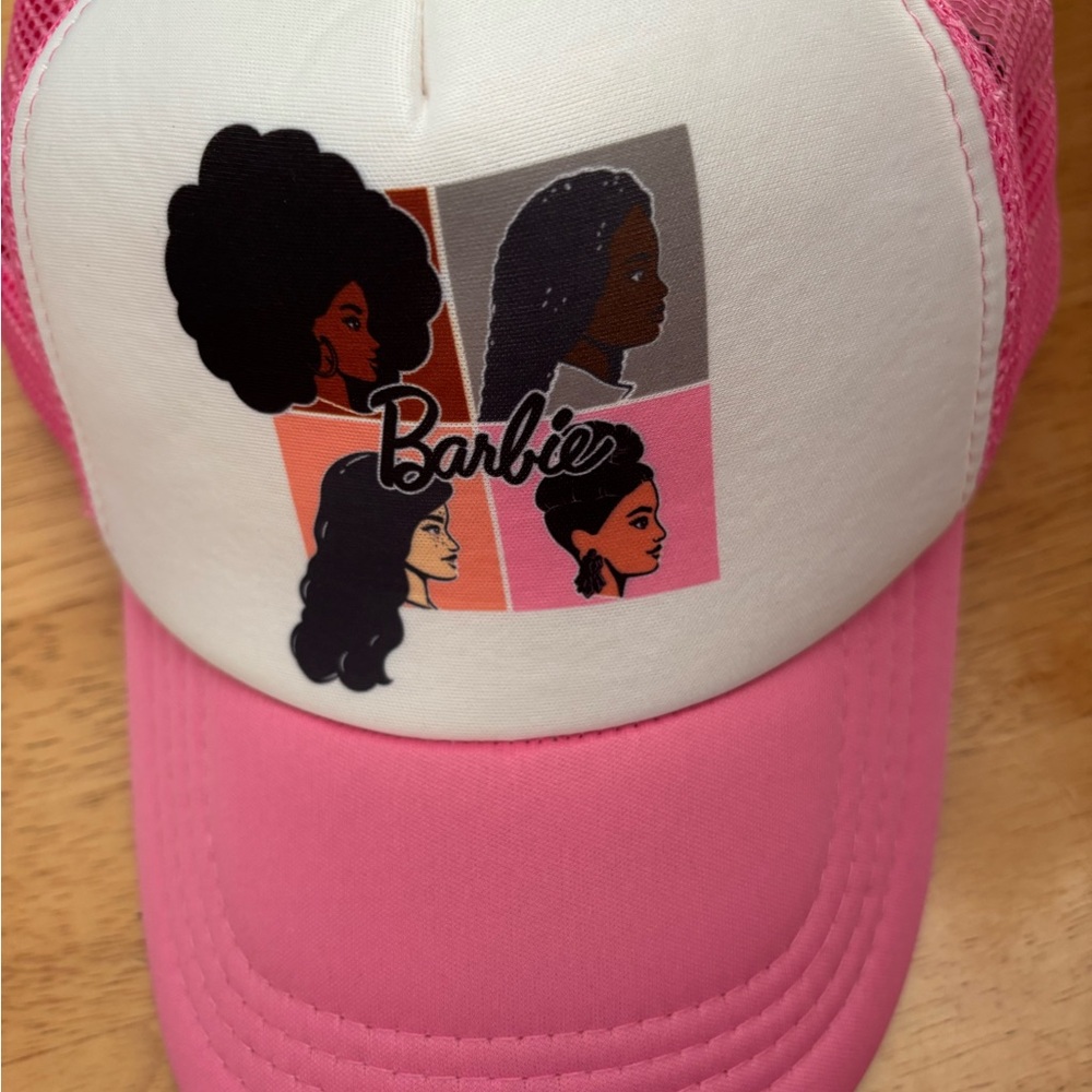 New! Never worn. Barbie Pink Trucker Hat